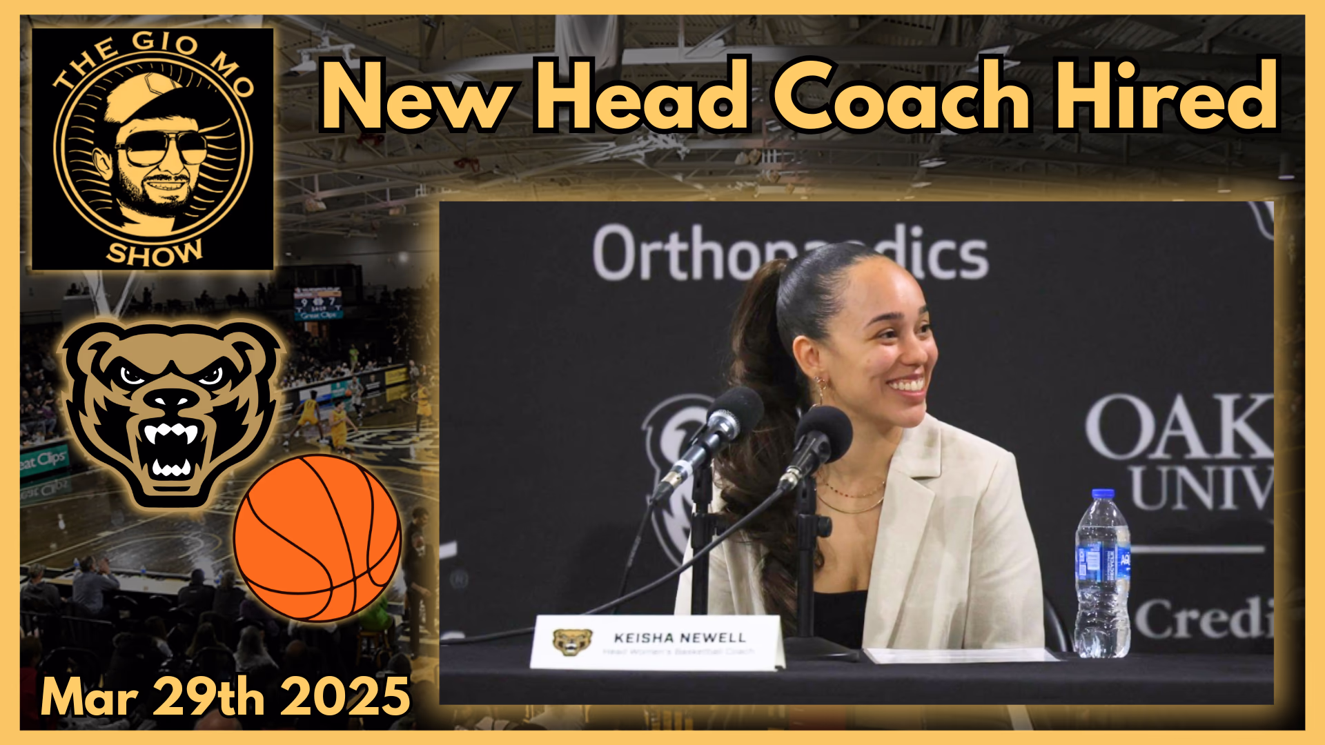 Oakland Women's Basketball Has Their New Coach [With Audio] | TheGioMoShow