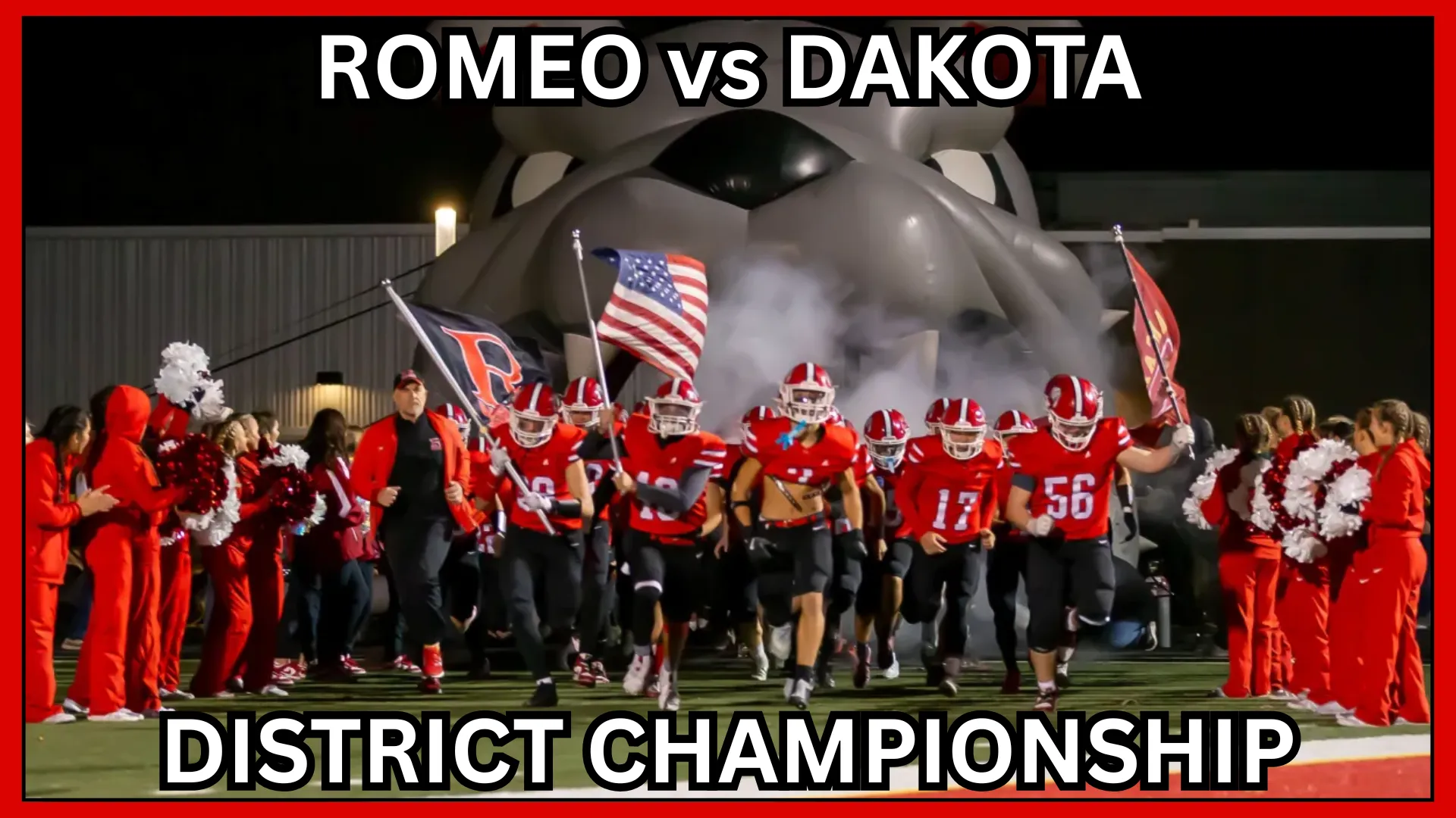Romeo Bulldogs Dominate For District Championship
