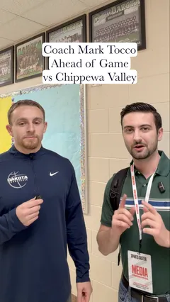 Video thumbnail for video titled Coach Mark Tocco Ahead of Game vs Chippewa Valley