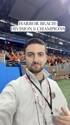 Video thumbnail for video titled Harbor Beach Wins the D8 State Championship!