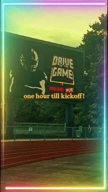Video thumbnail for video titled one hour to kickoff 