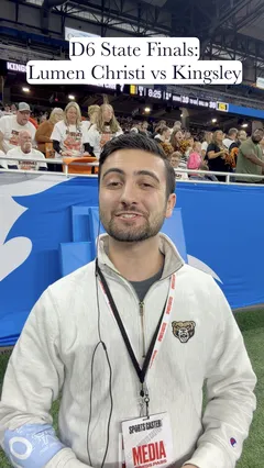 Video thumbnail for video titled Lumen Christi vs Kingsley: D6 State Finals