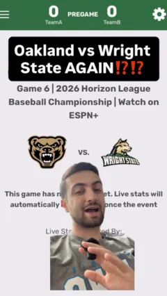 Video thumbnail for video titled Oakland vs Wright State AGAIN in HL Championship Game!