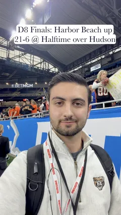 Video thumbnail for video titled Harbor Beach Up at Halftime!