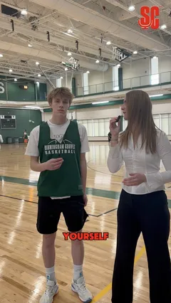 Video thumbnail for video titled Interview with some of the groves varsity basketball team an