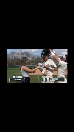 Video thumbnail for video titled MSU V UMICH BASEBALL POST-GAME INTERVIEW