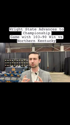 Video thumbnail for video titled Wright State Advances to Championship Game