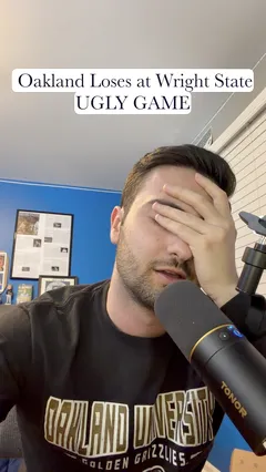 Video thumbnail for video titled Oakland Loses at Wright State in an Ugly Game