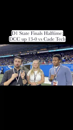 Video thumbnail for video titled Halftime at D1 State Finals
