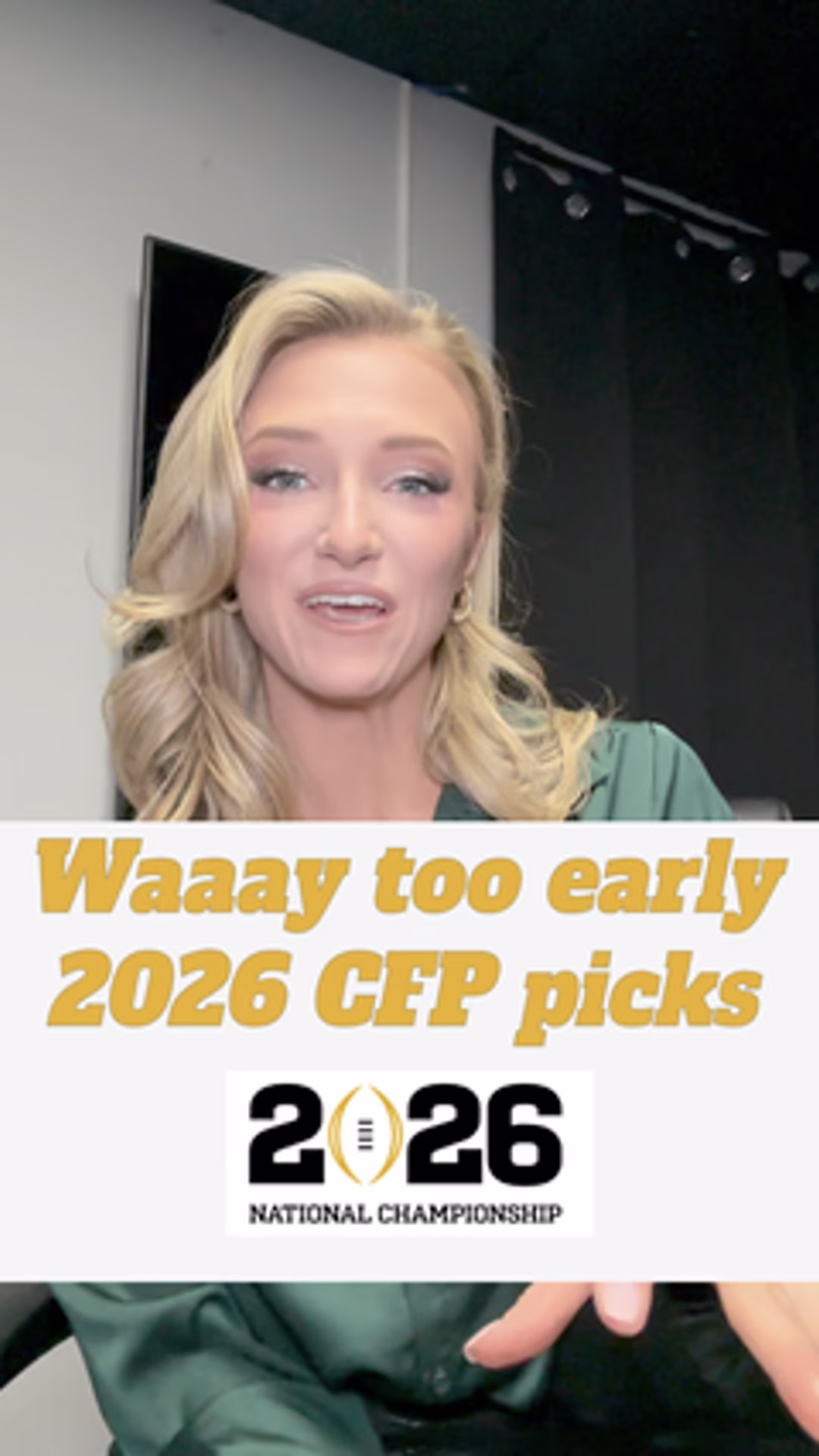 Vertical video: Waaayyy too early 2025 CFP picks